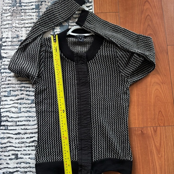 Pink Tartan Merino Wool Cardigan size XS - Picture 7 of 7